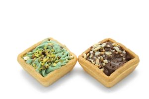 Tartellette cioccolato e pistacchio