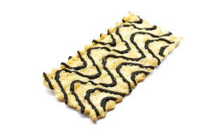 Chiacchiere rigate cioccolato