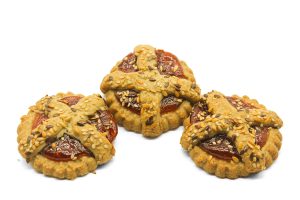 Crostatine multicereali ciliegia