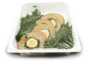 Polpettone con spinaci